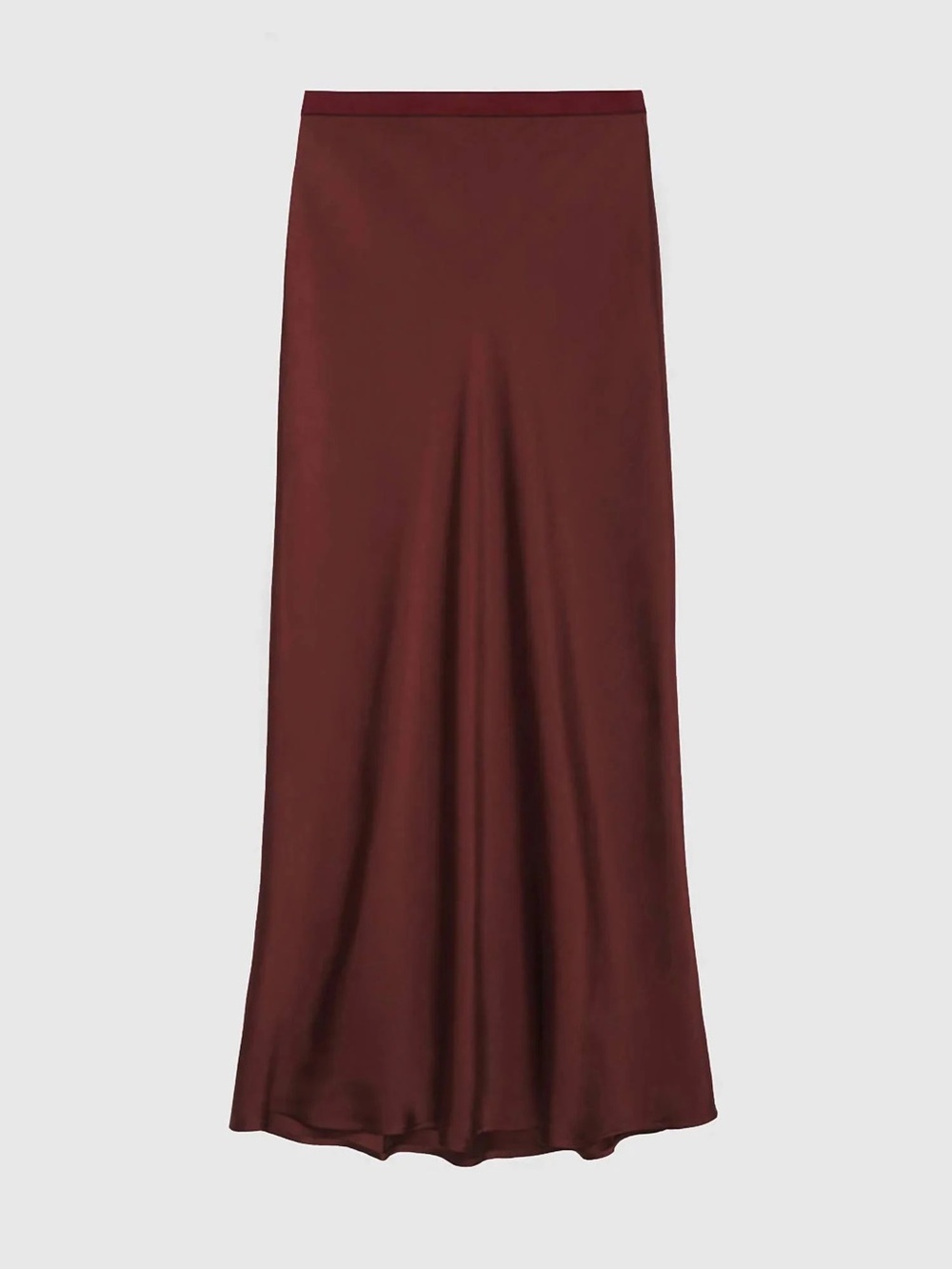 ANINE BING Barr Silk Midi Skirt XS NWT